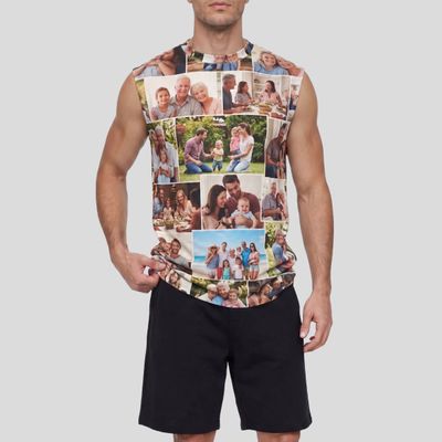 personalised sleeveless shirt