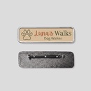 personalised name badge