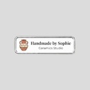 personalised name badge