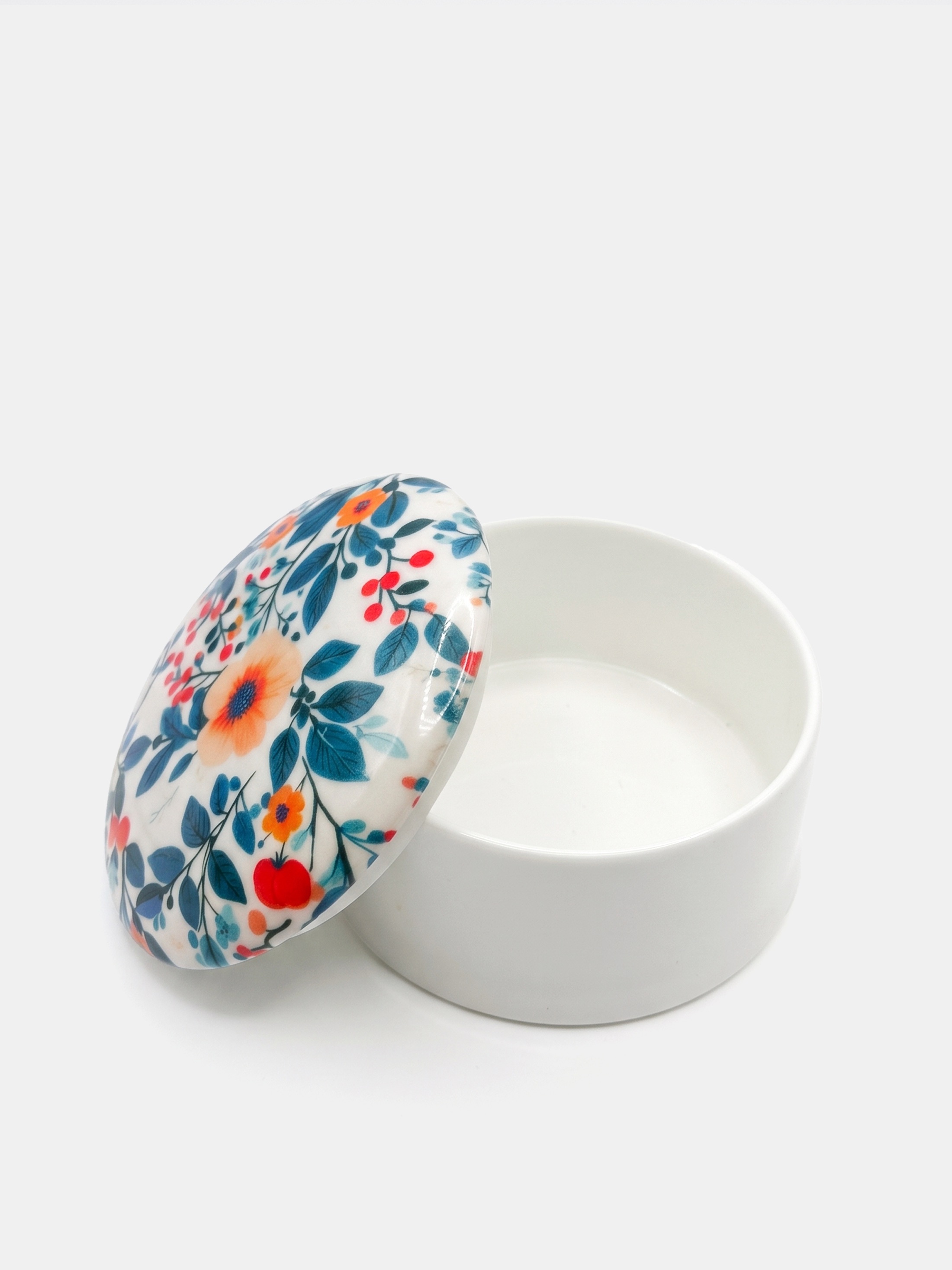 bone china trinket box with lid