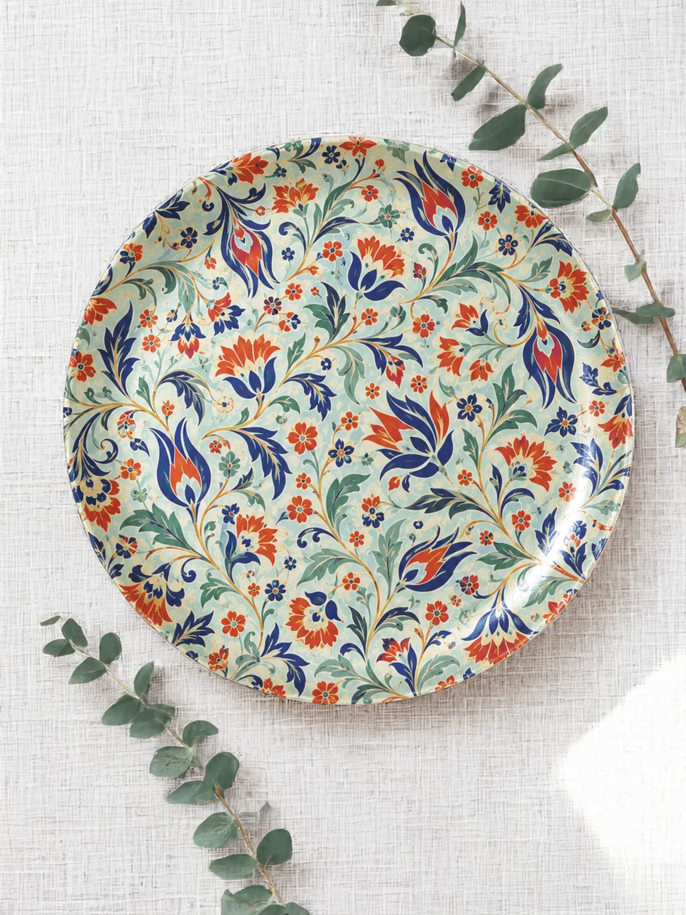 printed plates for the wall