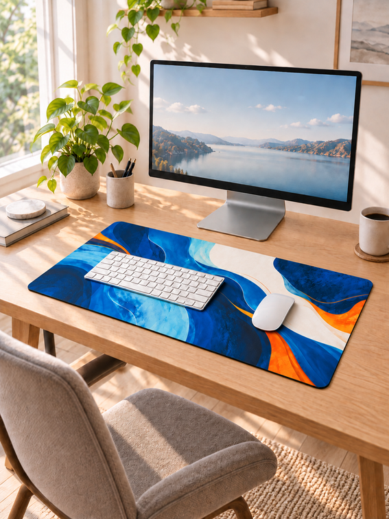 custom desk mat
