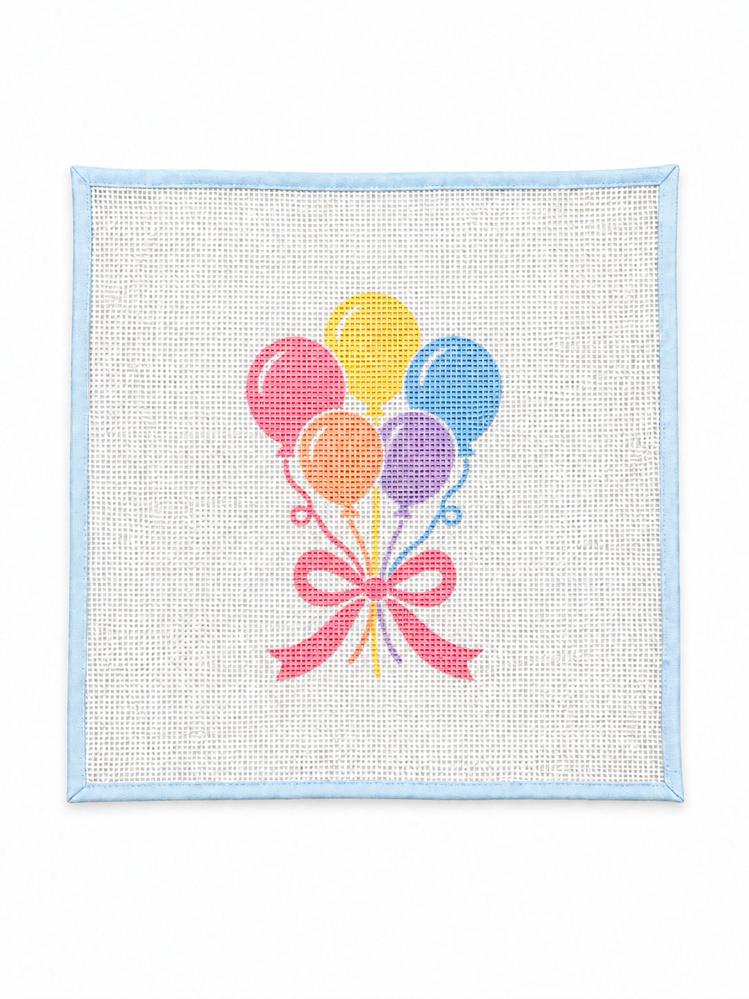 printed tapestry canvas with bias edging