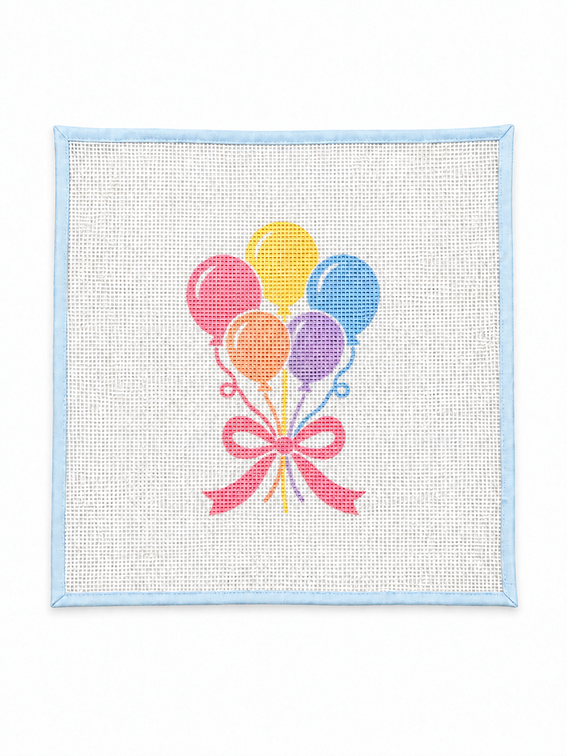 printed tapestry canvas with bias edging