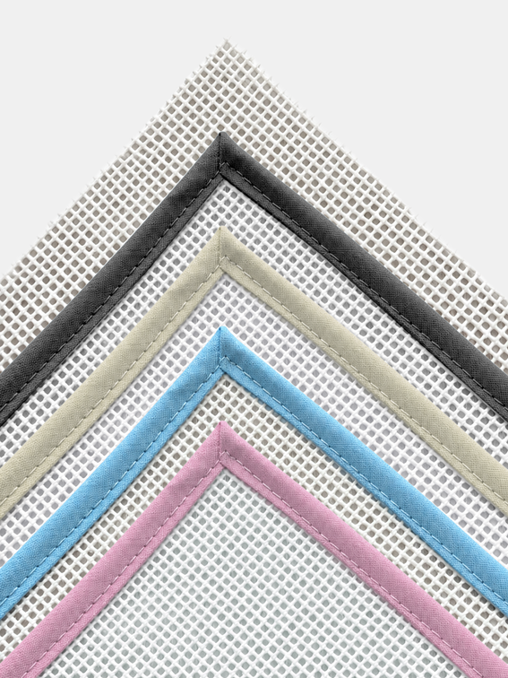 tapestry canvas with bias edging