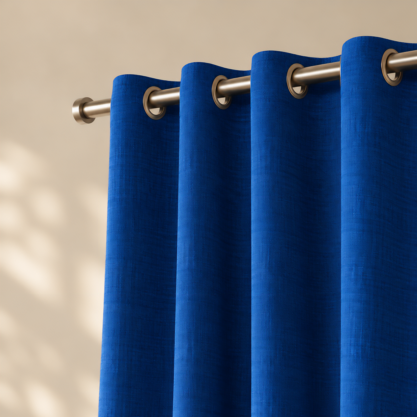 made to measure blue curtains
