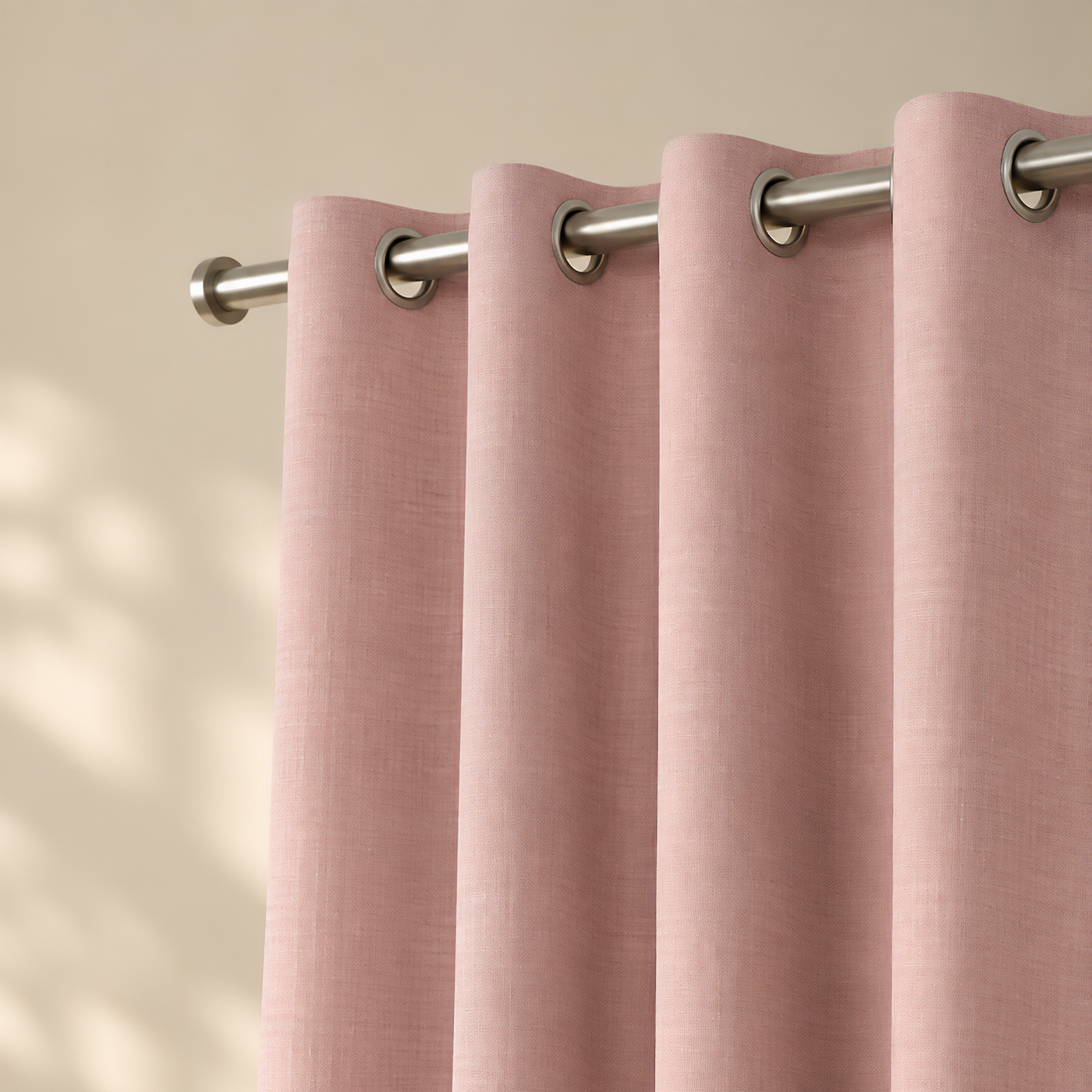 made to measure pink curtains