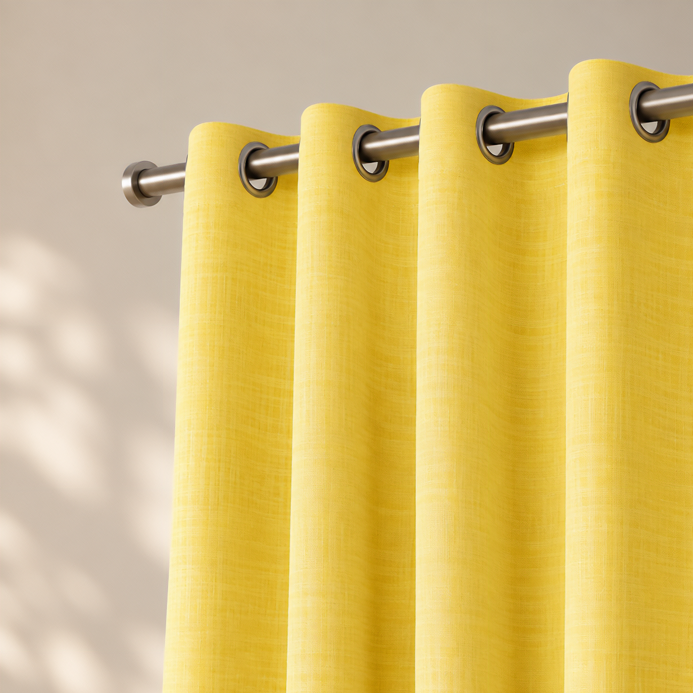 made to measure yellow curtains