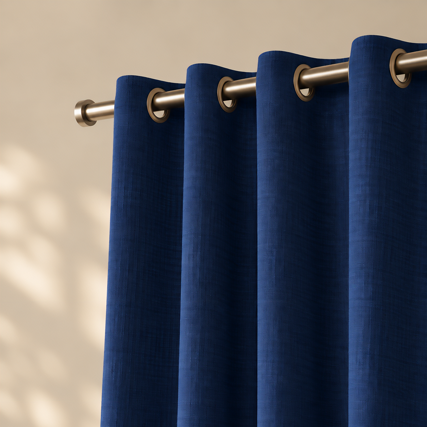 made to measure navy curtains